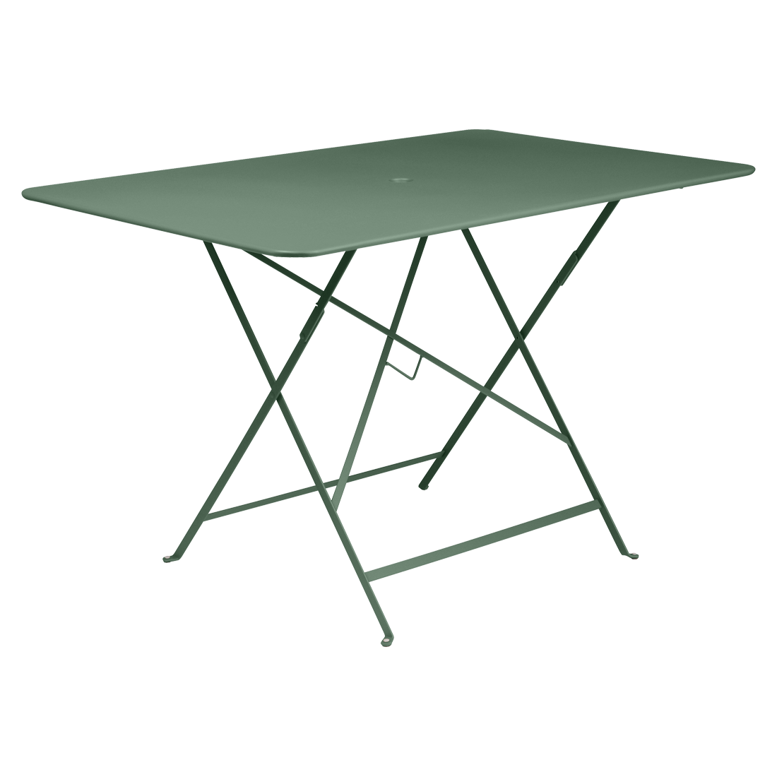 Table Rectangulaire Pliante 117 x 77 cm Bistro en Acier