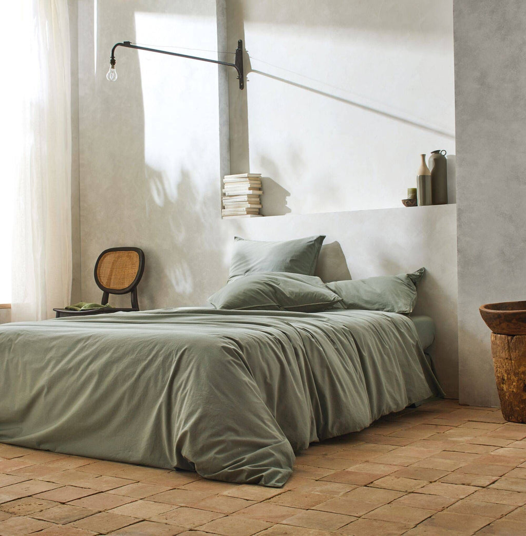 Drap housse percale lavée Bohème