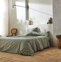 Drap housse percale lavée Bohème