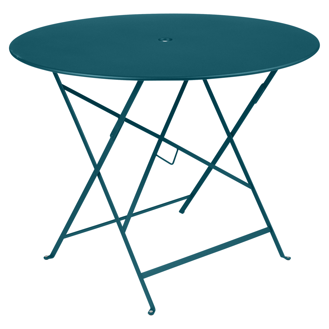 Table Ronde Pliante Ø96 cm Bistro en Acier