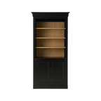 Bibliothèque 2 portes en bois massif Embellie