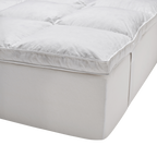 Surmatelas 90% plumettes de Canard et enveloppe coton percale Cali