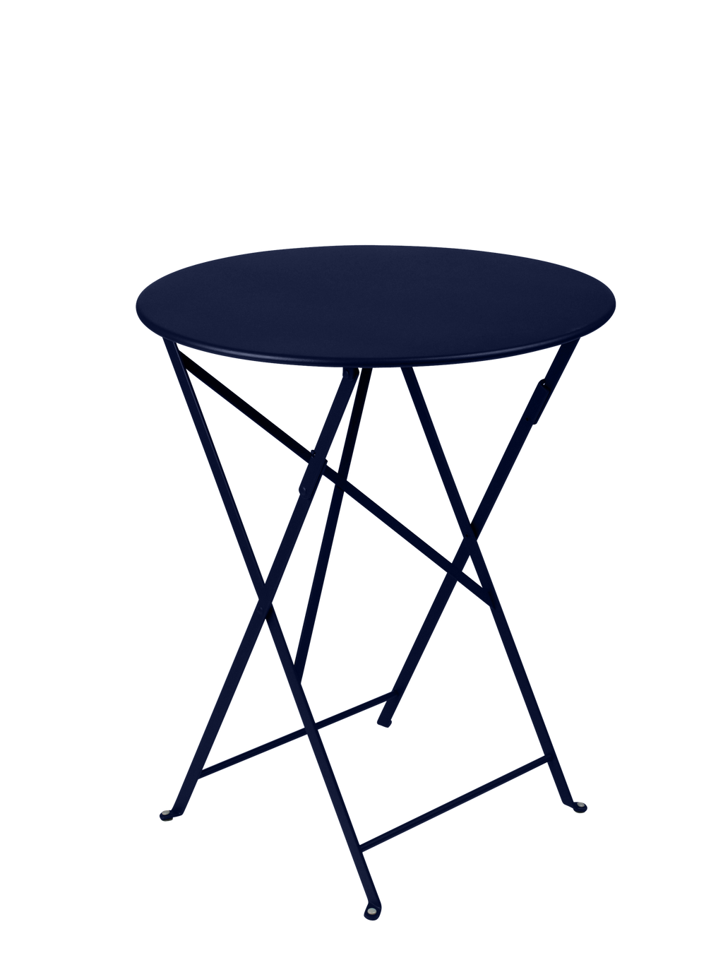 Table Ronde Pliante Ø60 cm Bistro en Acier