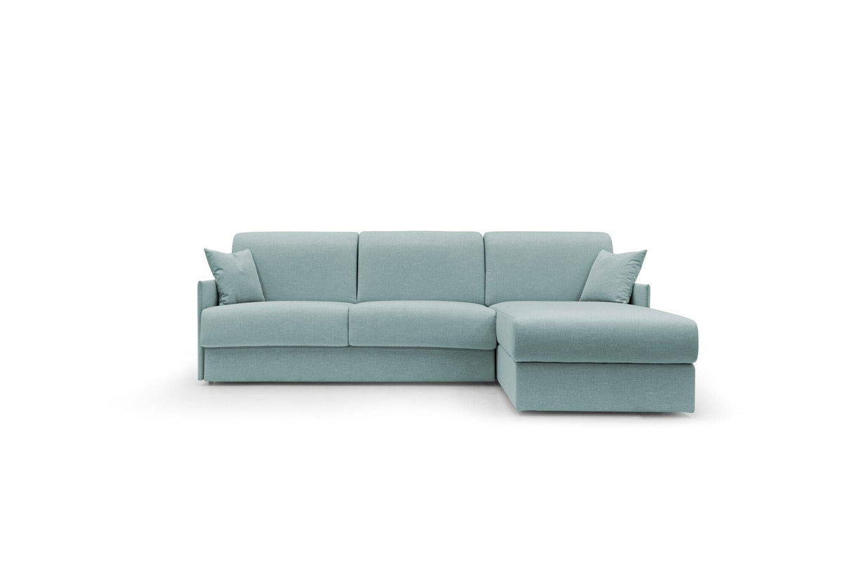 Canapé d'angle réversible tissu recyclé déhoussable Arthur